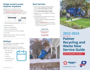 Palmer Trash and Recycle Flyer